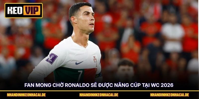 Ronaldo Kỳ World Cup Cuối Cùng - Vinh Quang Hay Tiếc Nuối? 4 Fan mong chờ Ronaldo sẽ được nâng cúp tại WC 2026